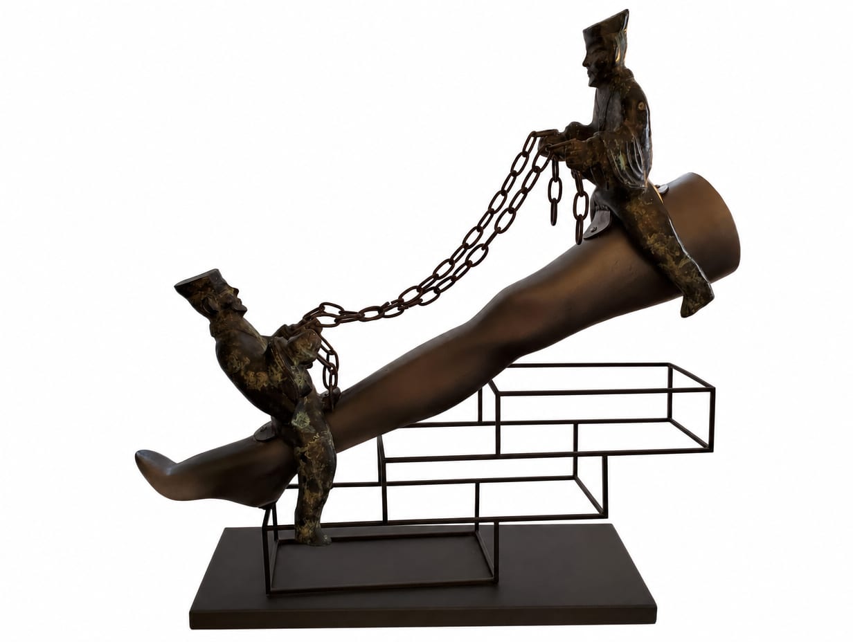 Figures on a Seesaw — Sculptures