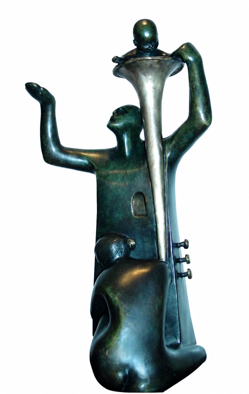 The Trumpet and Couple — Sculptures